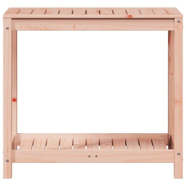 vidaXL Τραπέζι Κηπουρικής με Ράφι 82,5x50x75 εκ. Μασίφ Ψευδοτσούγκα