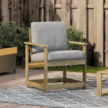 vidaXL Καρέκλα Κήπου 62x56x77cm από Εμποτισμένο Ξύλο Πεύκου