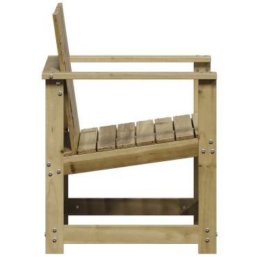 vidaXL Καρέκλα Κήπου 62x56x77cm από Εμποτισμένο Ξύλο Πεύκου