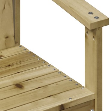 vidaXL Καρέκλα Κήπου 62x56x77cm από Εμποτισμένο Ξύλο Πεύκου