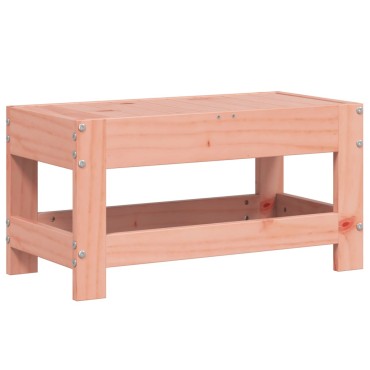vidaXL Υποπόδιο Κήπου 62x30x32cm από Μασίφ Ξύλο Ψευδοτσούγκας 1 τεμ. Γωνιακός