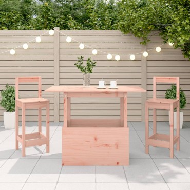 vidaXL Τραπέζι Κήπου 100x50x75cm από Μασίφ Ξύλο Ψευδοτσούγκας