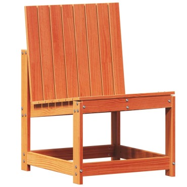 vidaXL Καρέκλα Κήπου Καφέ Κεριού 50,5x55x77cm Καφέ Μασίφ Ξύλο Πεύκου