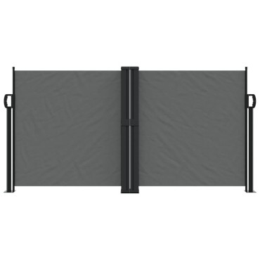 vidaXL Σκίαστρο Πλαϊνό Συρόμενο Ανθρακί 120 x 1200 εκ.