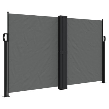 vidaXL Σκίαστρο Πλαϊνό Συρόμενο Ανθρακί 140 x 1200 εκ.