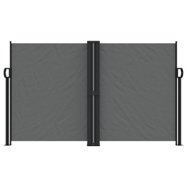 vidaXL Σκίαστρο Πλαϊνό Συρόμενο Ανθρακί 140 x 1200 εκ.