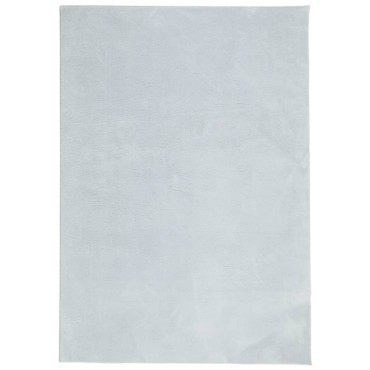 vidaXL Χαλί HUARTE με Κοντό Πέλος Μαλακό/ Πλενόμενο Μπλε 120x170cm