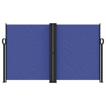 vidaXL Σκίαστρο Πλαϊνό Συρόμενο Μπλε 140 x 1200 εκ.