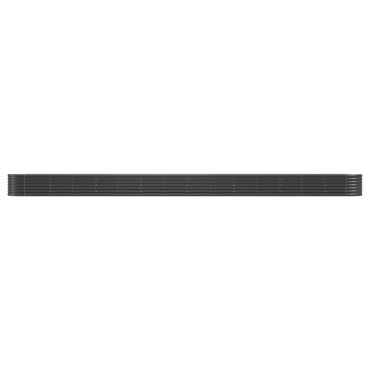 vidaXL Ζαρντινιέρα Ανθρακί 620x80x36 εκ Ατσάλι με Ηλεκτρ. Βαφή Πούδρας