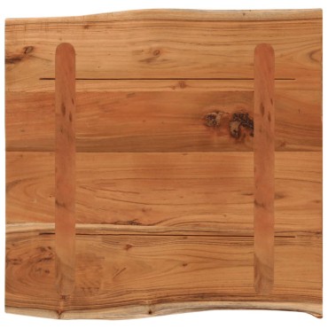 vidaXL Επιφάνεια Τραπεζιού Ορθογώνια 40x40x2,5cm Μασίφ Ξύλο Ακακίας 1 τεμ.