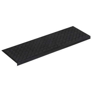 vidaXL Πατάκια Σκάλας 10 τεμ. 25 x 75 εκ. από Καουτσούκ