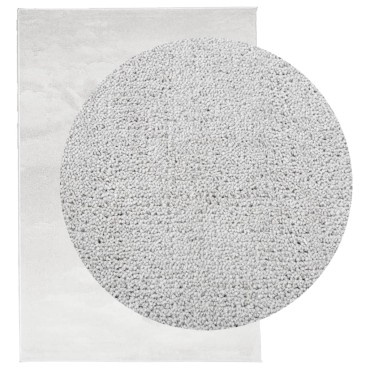 vidaXL Χαλί OVIEDO με Κοντό Πέλος Γκρι 140x200cm