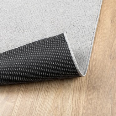 vidaXL Χαλί OVIEDO με Κοντό Πέλος Γκρι 140x200cm