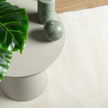 vidaXL Χαλί OVIEDO με Κοντό Πέλος Κρεμ 60x110cm