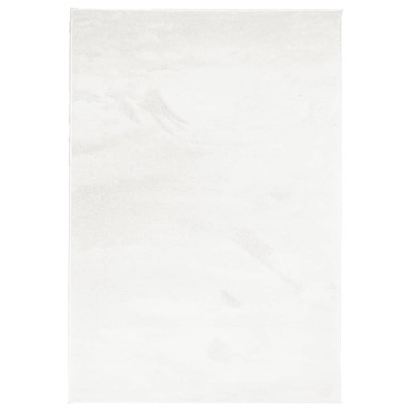 vidaXL Χαλί OVIEDO με Κοντό Πέλος Κρεμ 120x170cm