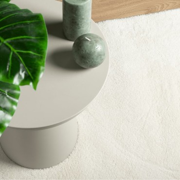 vidaXL Χαλί OVIEDO με Κοντό Πέλος Κρεμ 120x170cm