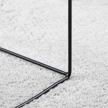 vidaXL Χαλί OVIEDO με Κοντό Πέλος Γκρι 80x250cm
