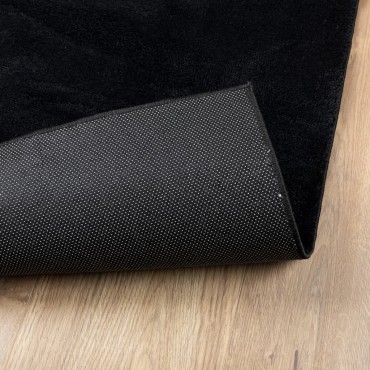 vidaXL Χαλί OVIEDO με Κοντό Πέλος Μαύρο 60x110cm