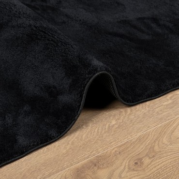 vidaXL Χαλί OVIEDO με Κοντό Πέλος Μαύρο 60x110cm