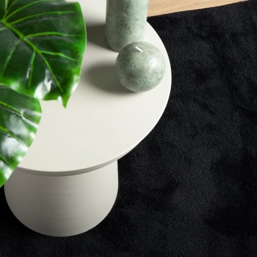 vidaXL Χαλί OVIEDO με Κοντό Πέλος Μαύρο 60x110cm