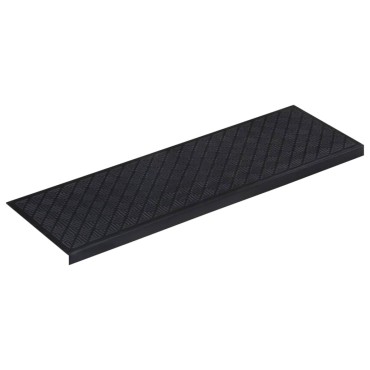vidaXL Πατάκια Σκάλας 5 τεμ. 25 x 75 εκ. από Καουτσούκ
