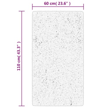 vidaXL Χαλί OVIEDO με Κοντό Πέλος Μπεζ 60x110cm