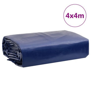 vidaXL Μουσαμάς Μπλε 4 x 4 μ. 650 γρ./μ²