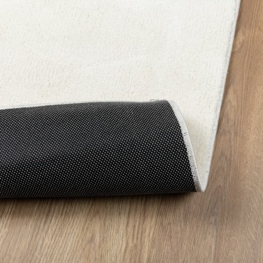 vidaXL Χαλί OVIEDO με Κοντό Πέλος Κρεμ 140x200cm