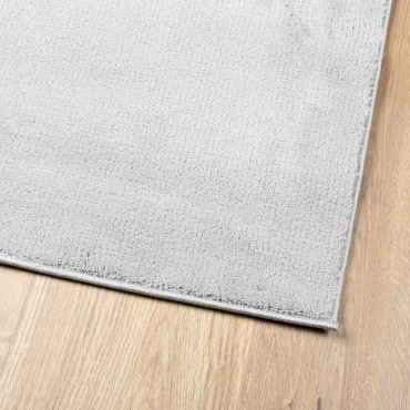 vidaXL Χαλί OVIEDO με Κοντό Πέλος Γκρι 80x200cm