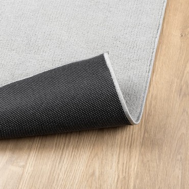 vidaXL Χαλί OVIEDO με Κοντό Πέλος Γκρι 80x200cm