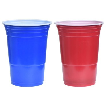 vidaXL Σετ Τραπεζιού Beer Pong 0,5 L Πλαστικό