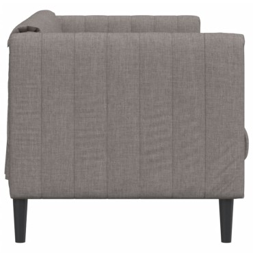 vidaXL Καναπές Τριθέσιος Taupe Υφασμάτινος 193x76,5x74,5cm 1 τεμ.