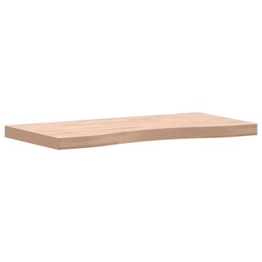 vidaXL Επιφάνεια Εργασίας 80x(36-40)x4 εκ. από Μασίφ Ξύλο Οξιάς