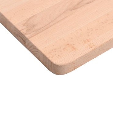 vidaXL Επιφάνεια Εργασίας 80x(36-40)x4 εκ. από Μασίφ Ξύλο Οξιάς