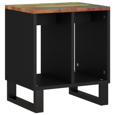 vidaXL Βοηθητικό Τραπέζι 40x31x46cm Μασίφ Ανακυκλ. & Επεξ. Ξύλο 1 τεμ.