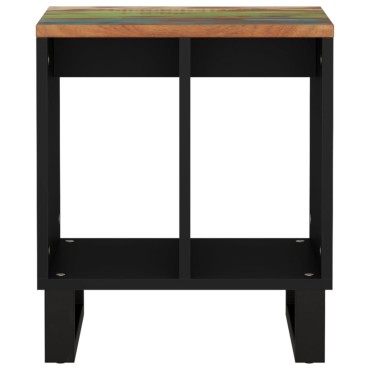 vidaXL Βοηθητικό Τραπέζι 40x31x46cm Μασίφ Ανακυκλ. & Επεξ. Ξύλο 1 τεμ.