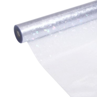 vidaXL Μεμβράνη Παραθύρου Αμμοβολή 3D Ουράνιο Τόξο 90x500εκ. από PVC