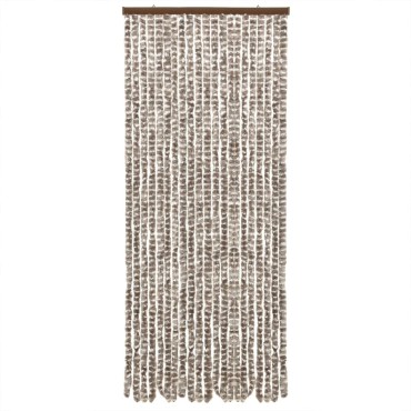 vidaXL Σήτα Εντόμων Taupe / Λευκό 100 x 230 εκ. από Σενίλ