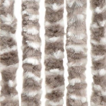 vidaXL Σήτα Εντόμων Taupe / Λευκό 100 x 230 εκ. από Σενίλ