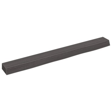 vidaXL Ράφι Τοίχου Σκούρο Καφέ 100x10x6cm Επεξεργ. Μασίφ Ξύλο Δρυός 1 τεμ.
