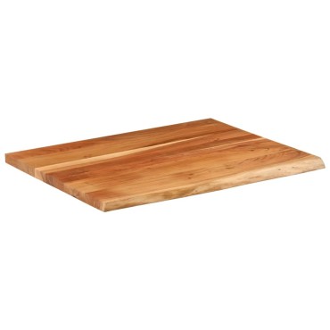 vidaXL Επιφάνεια Γραφείου Ορθογώνια 90x80x2,5cm Μασίφ Ξύλο Ακακίας