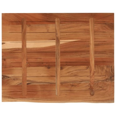 vidaXL Επιφάνεια Γραφείου Ορθογώνια 90x80x2,5cm Μασίφ Ξύλο Ακακίας