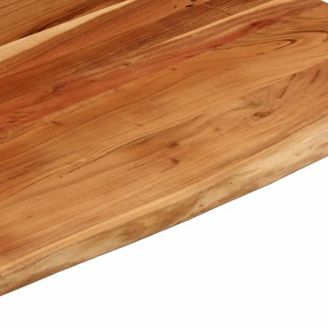 vidaXL Επιφάνεια Γραφείου Ορθογώνια 90x80x2,5cm Μασίφ Ξύλο Ακακίας
