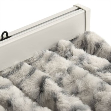 vidaXL Σήτα Εντόμων Ανοιχτό Γκρι / Σκούρο Γκρι 56 x 200 εκ. από Σενίλ