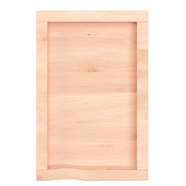 vidaXL Ράφι Τοίχου 40x60x(2-4)cm από Ακατέργαστο Μασίφ Ξύλο Δρυός 1 τεμ.