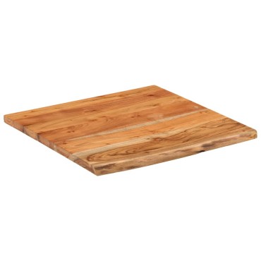 vidaXL Επιφάνεια Γραφείου Τετράγωνη 80x80x2,5cm Μασίφ Ξύλο Ακακίας