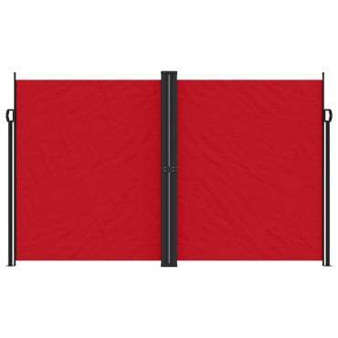 vidaXL Σκίαστρο Πλαϊνό Συρόμενο Κόκκινο 200 x 1200 εκ.