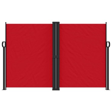 vidaXL Σκίαστρο Πλαϊνό Συρόμενο Κόκκινο 160 x 1200 εκ.