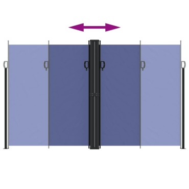 vidaXL Σκίαστρο Πλαϊνό Συρόμενο Μπλε 200 x 1200 εκ.