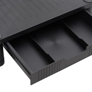 vidaXL Βάση Οθόνης Μαύρη 43x30,5x13cm